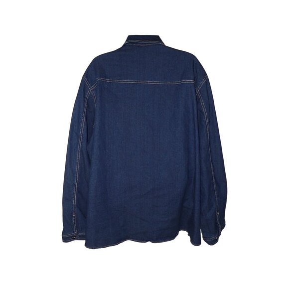 AG ADRIANO GOLDSCHMIED Denim Barn Jacket Women 4X Chore Outdoor Casual Button - Picture 7 of 8